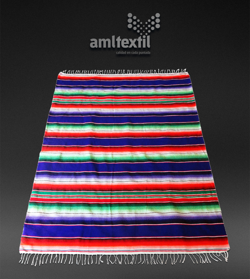 Sarape artesanal mexicano – Morado