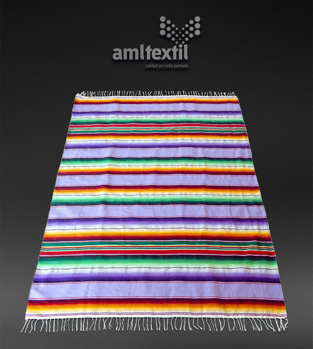 Sarape artesanal mexicano – Violeta